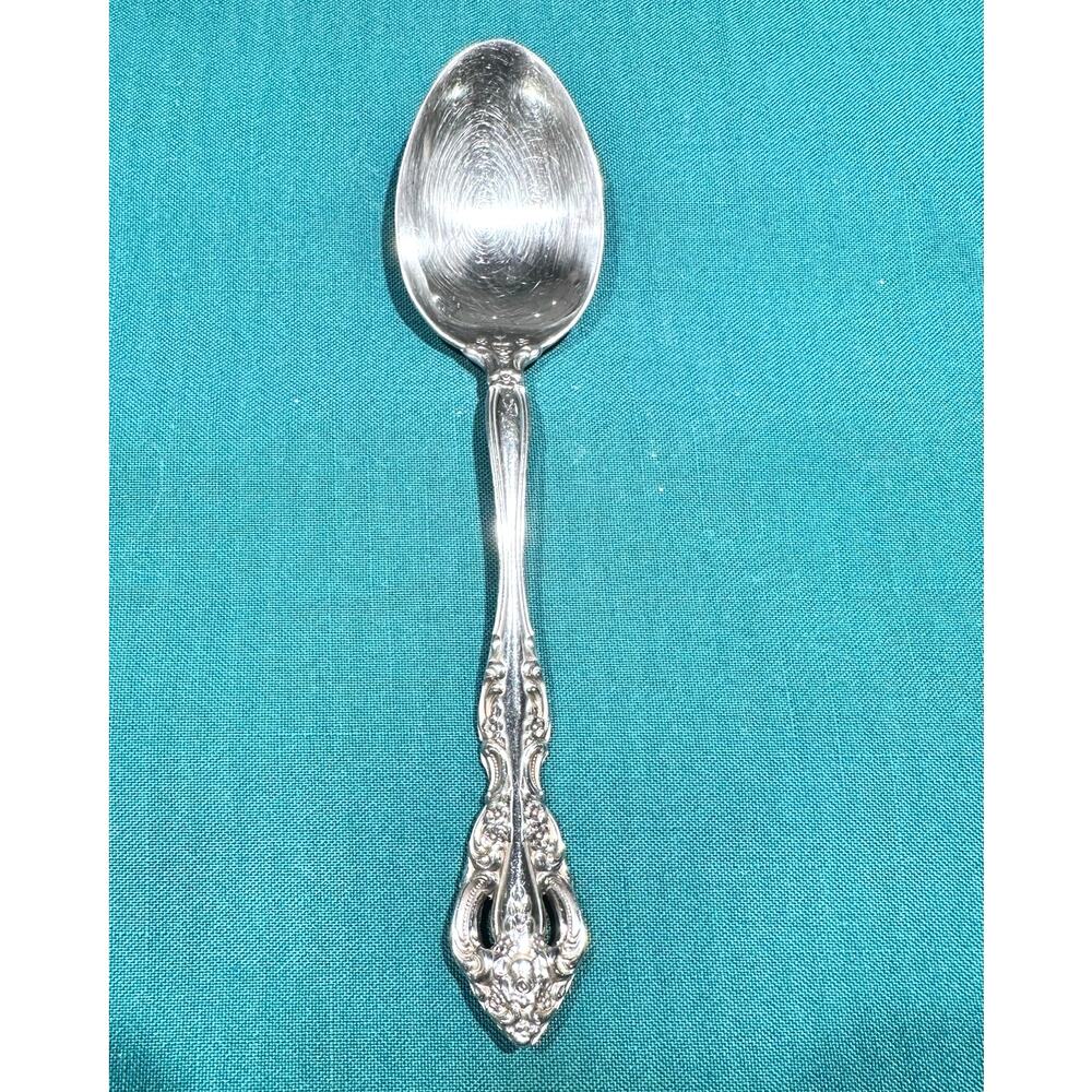 Oneida Michelangelo Cube Heirloom Stainless Solid Serving Spoon